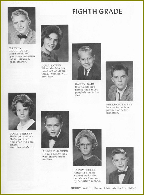 Sharon Mennonite Collegiate Grade Eight Class of 1964