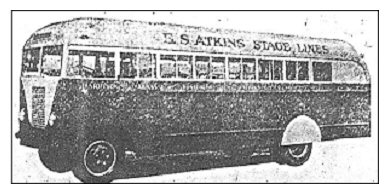 Modern 31-passenger bus of the type that will be used on new Harrison-Chilliwack-Huntingdon route.  Delivery of a similar uuit expected next month
